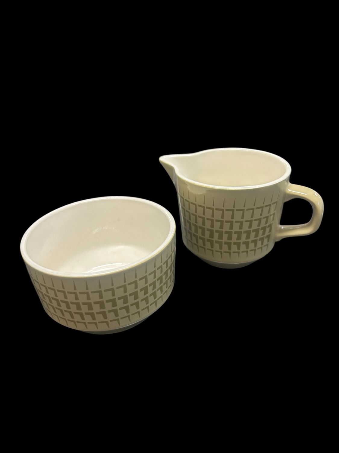 Titian Sugar Bowl and Jug