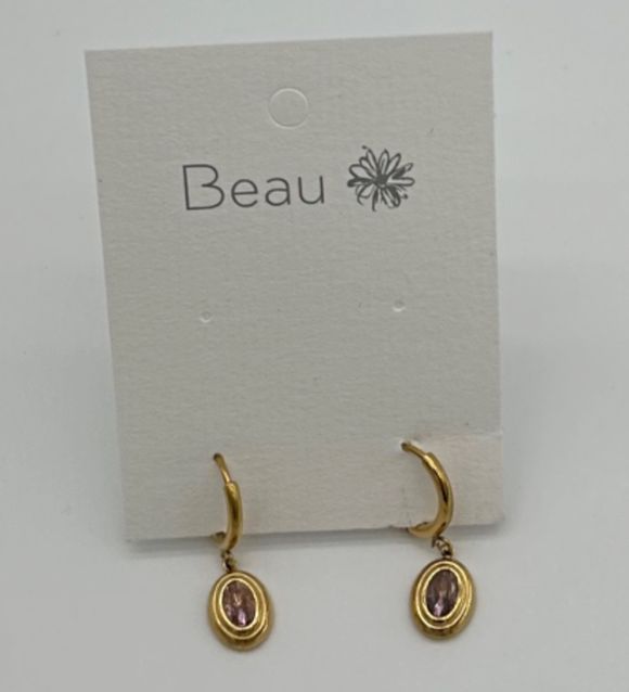Rose Halo Earrings