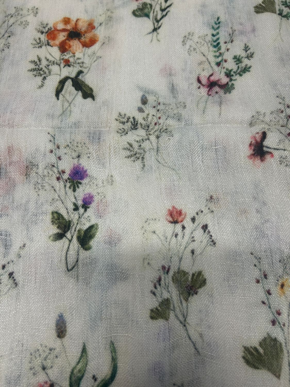 Linen Printed Scarf 1