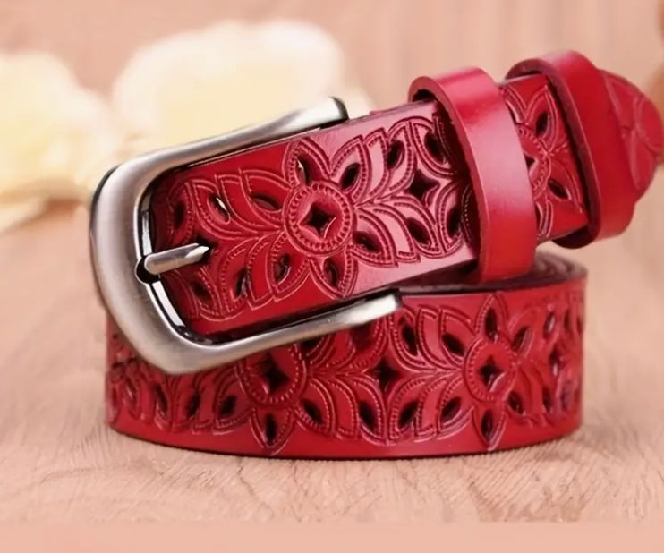 Red Belt Vintage Style