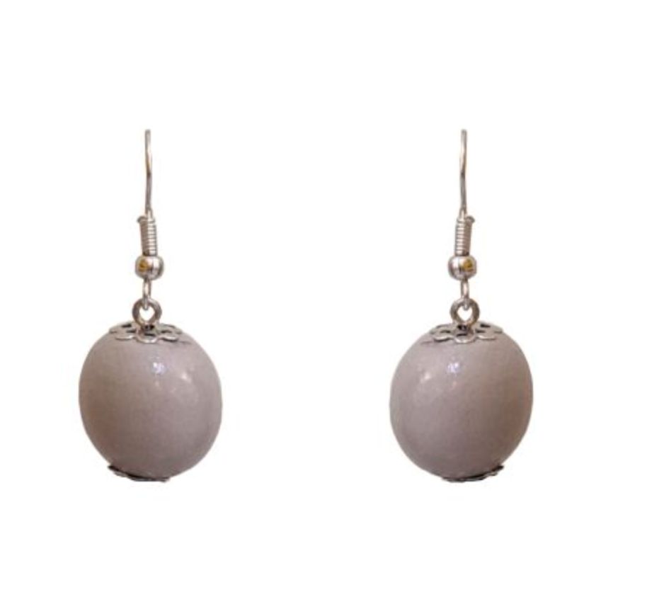 Tanya Earrings Grey