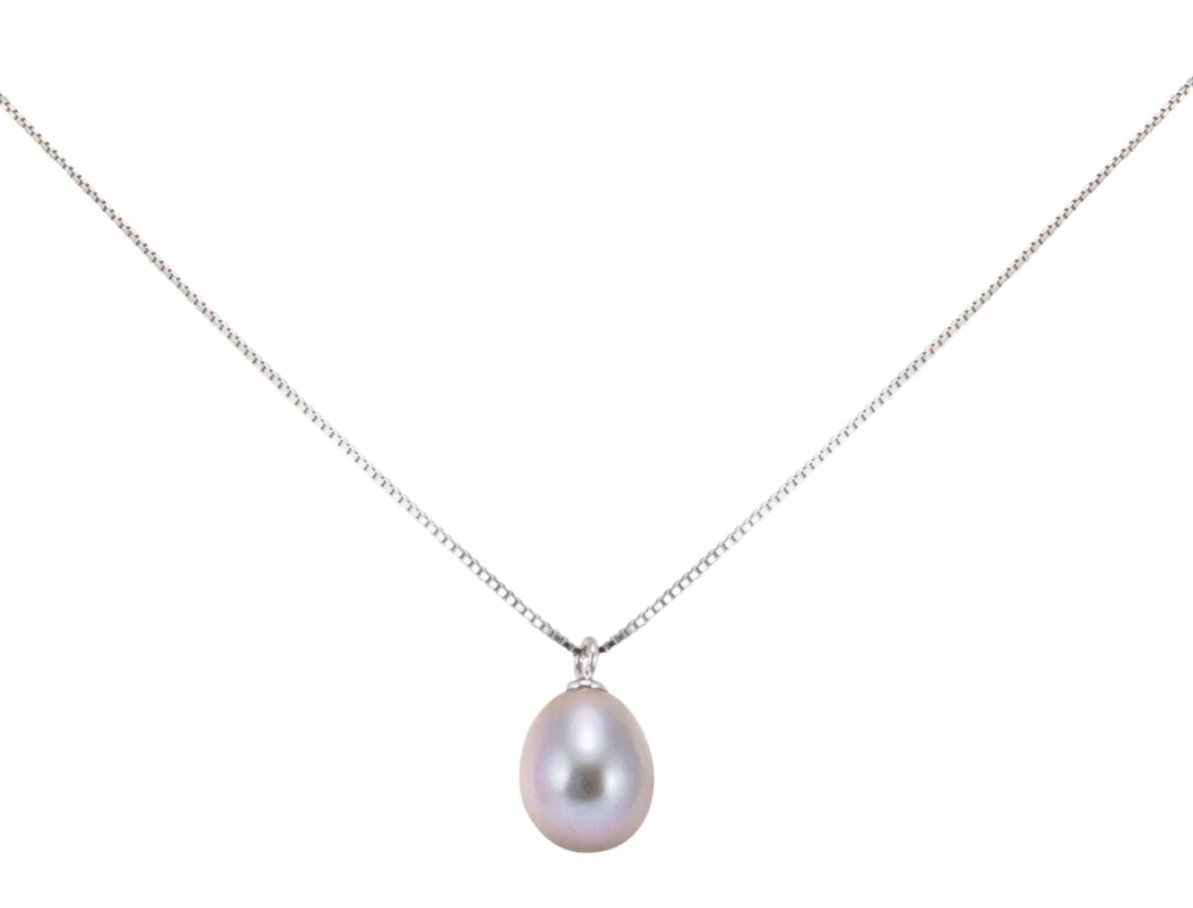 Silver Pearl &amp; Silver Pendant