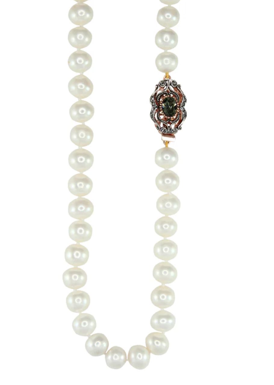 White Cultured Freshwater Pearl Necklace