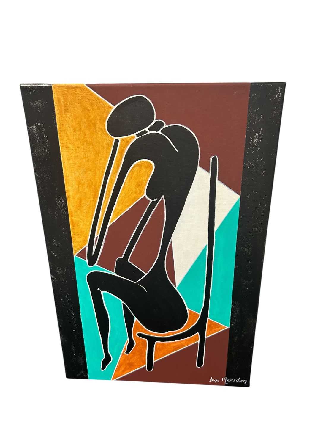 Black bendy lady