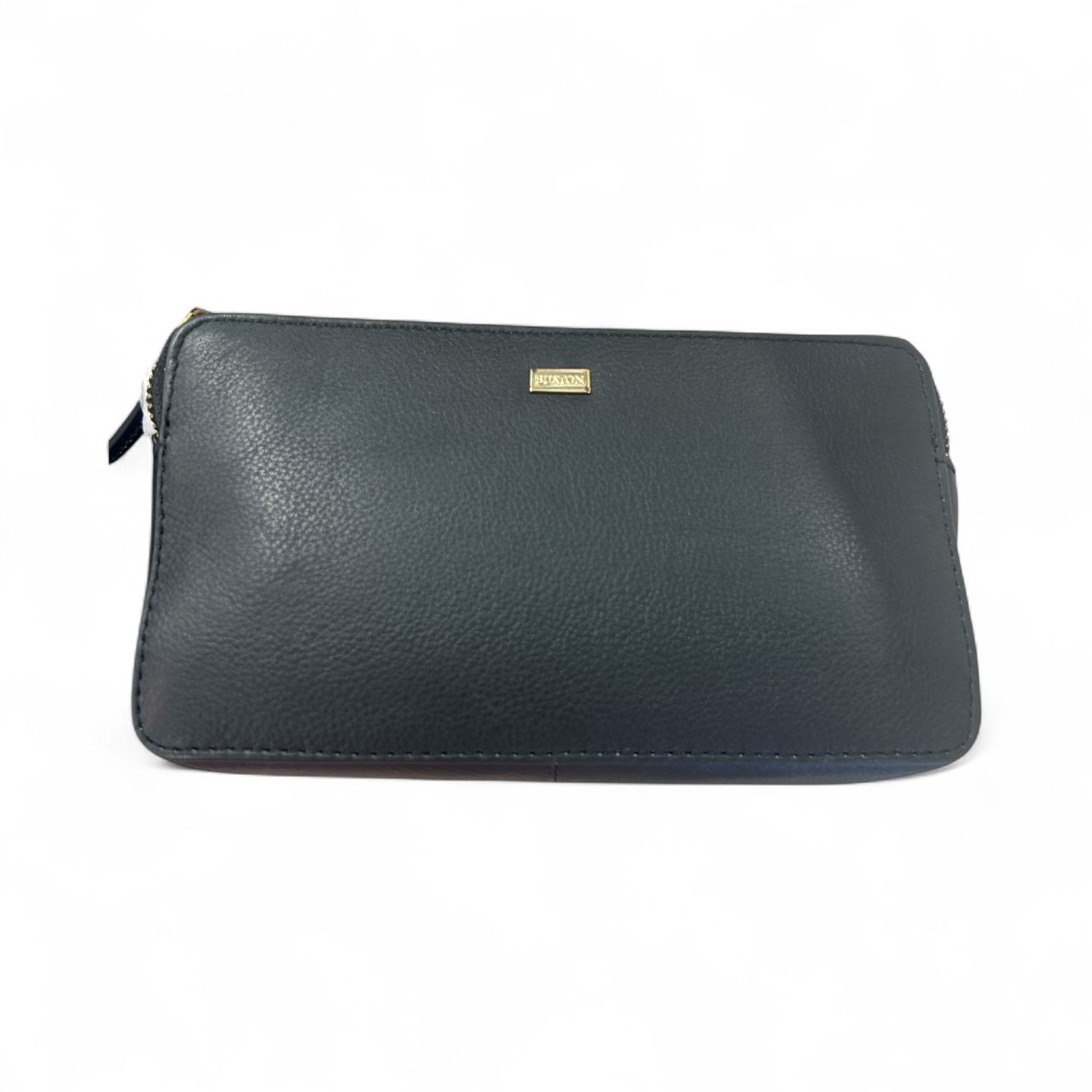 Double Zip purse Black