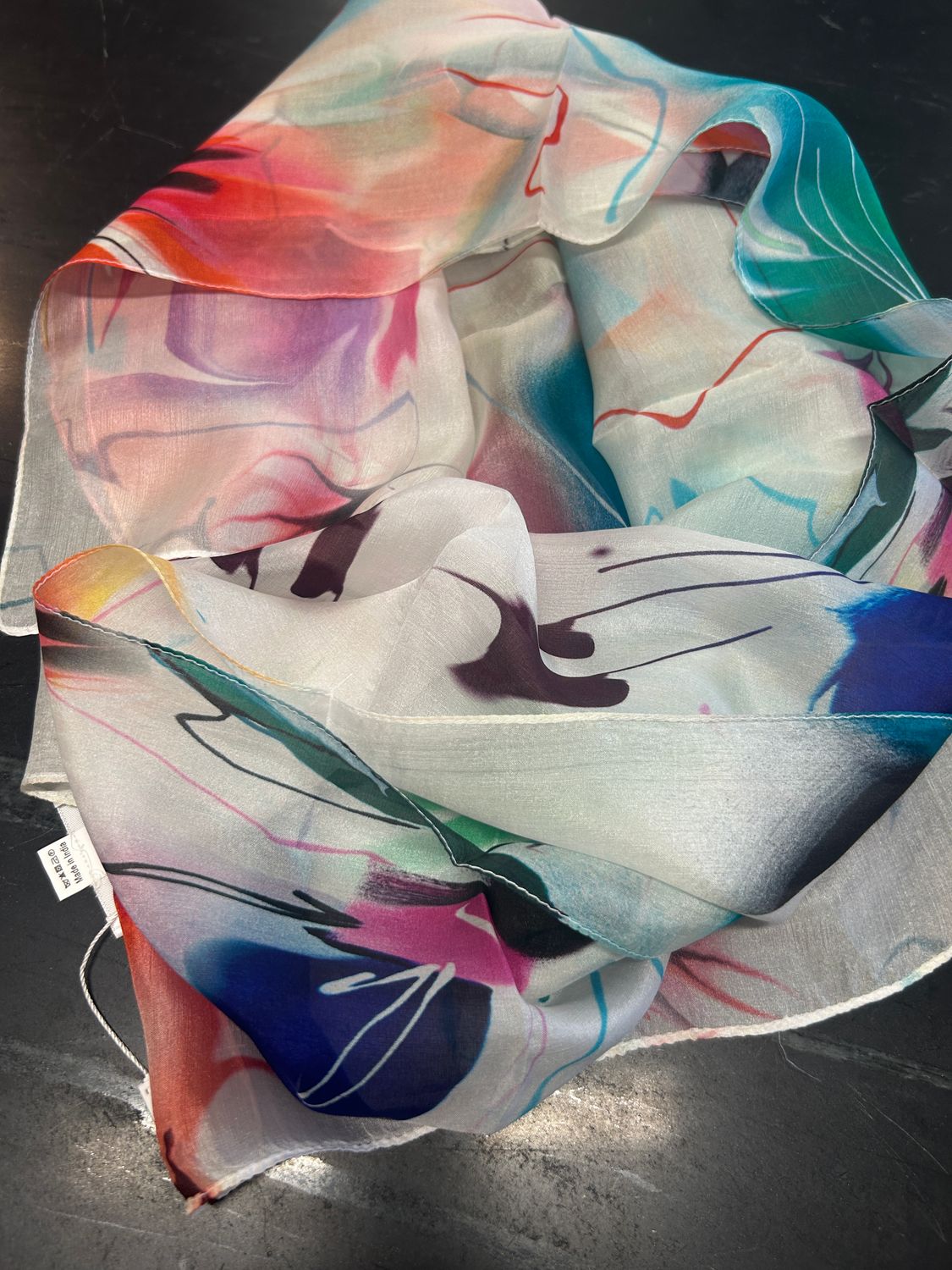 Silk Scarf 1 -25 x 200