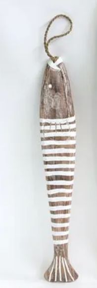 Wooden Hanging Fish S