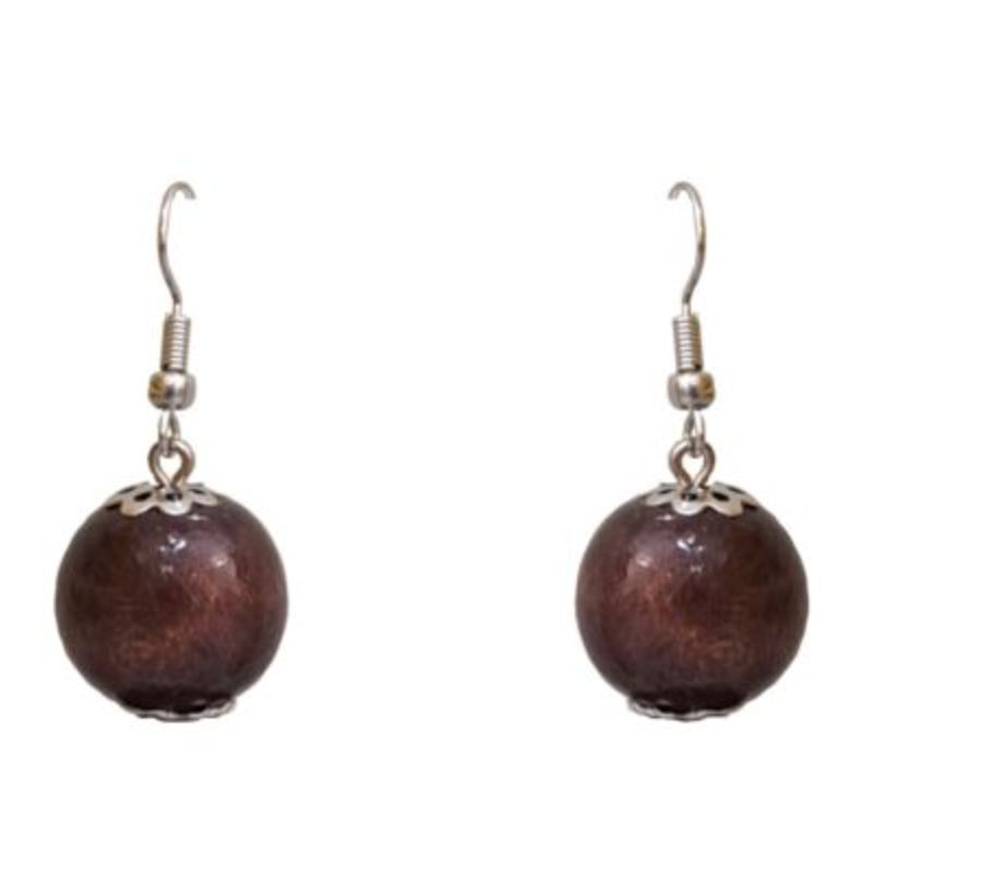 Tanya Earrings Mocha