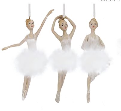 Ballerina Hanging White