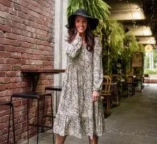 Tilly Tiered Dress Leopard 14