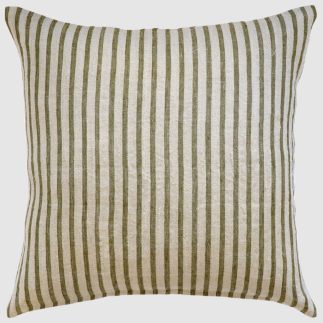 Spencer Cushion - Khaki &amp; Natural - 50