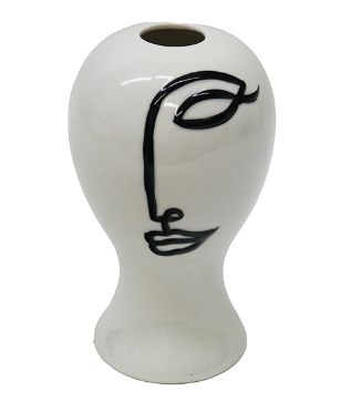 Ceramic Abstract Eye Vase