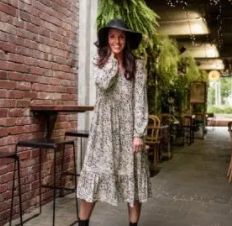 Tilly Tiered Dress Leopard 8
