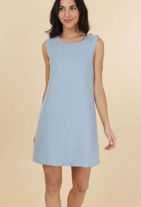 Harlow Dress Powder Blue - Small