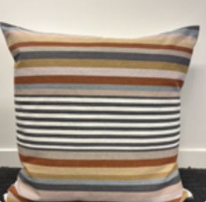 Autumn Cushion - Soft Stripe - 50cm
