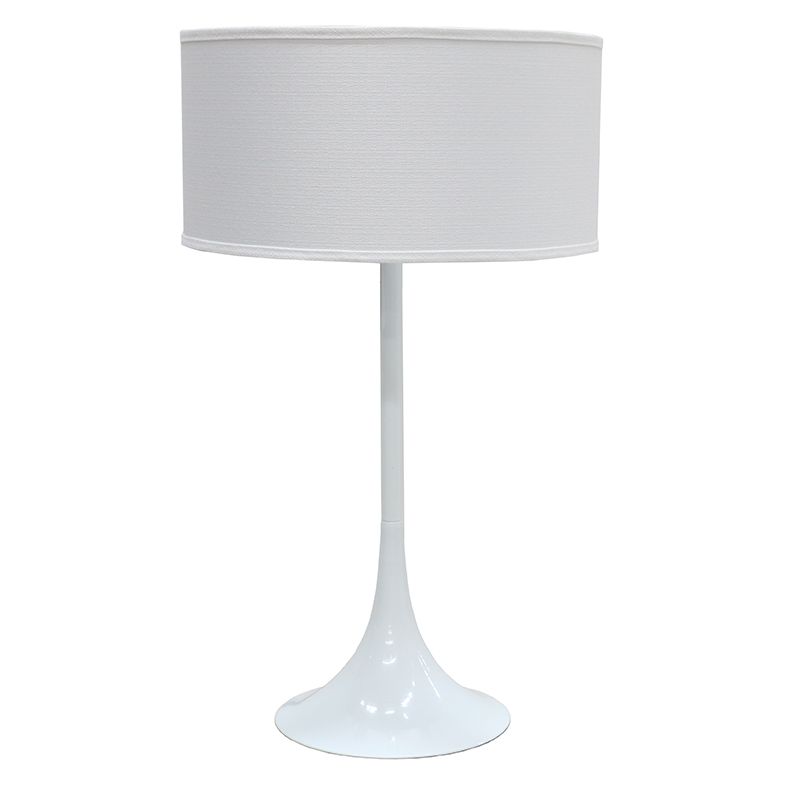 Emerald Table Lamp White