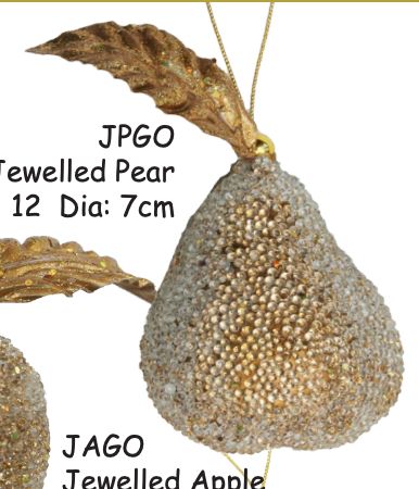Jewelled Pear Gold