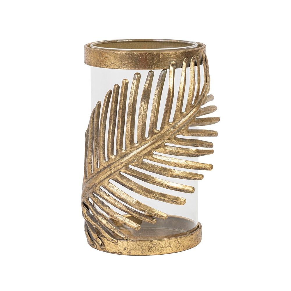Leaf Candle Holder - Gold