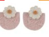 May Earrings Pink