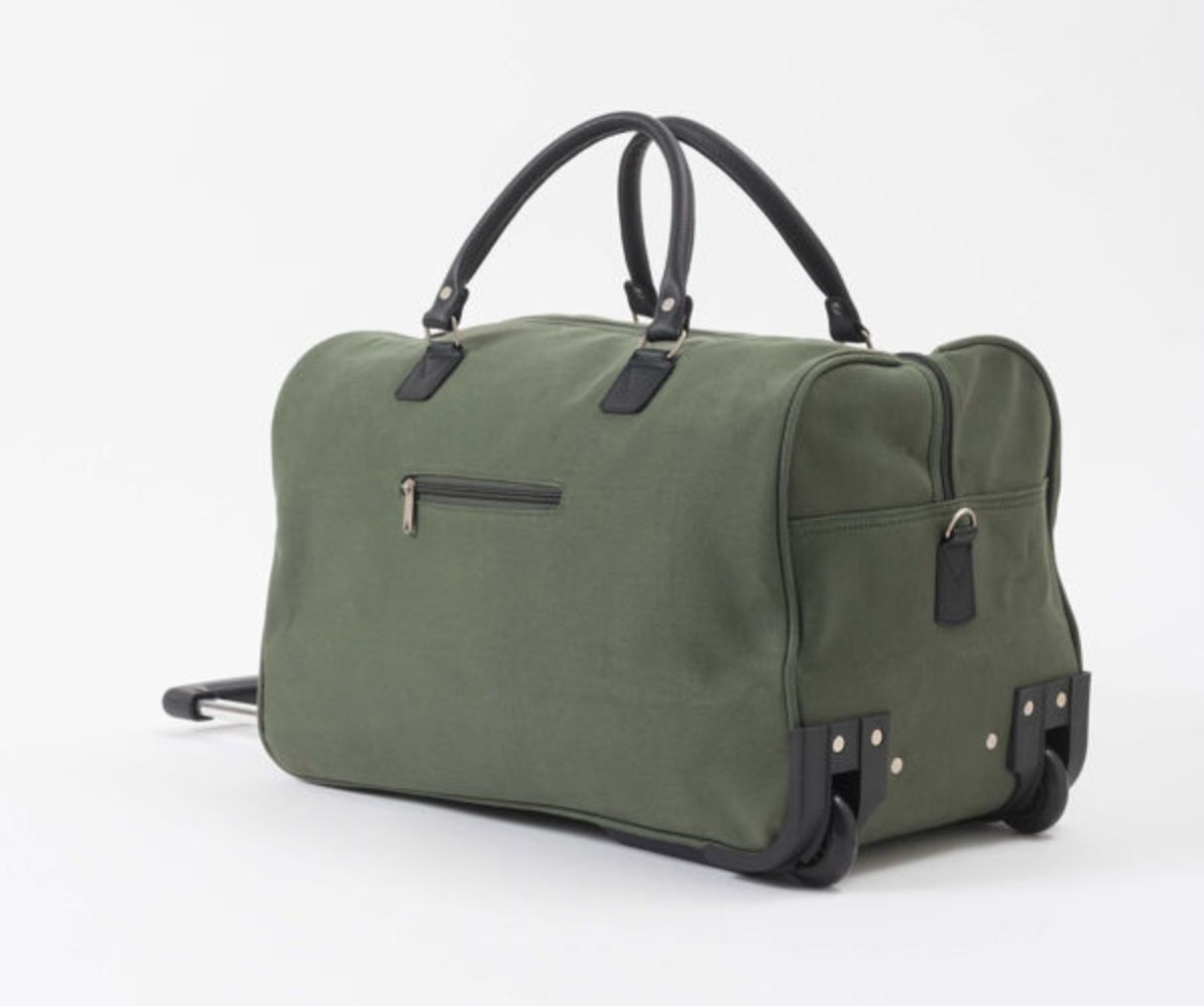 Canvas Trolley Bag Olive