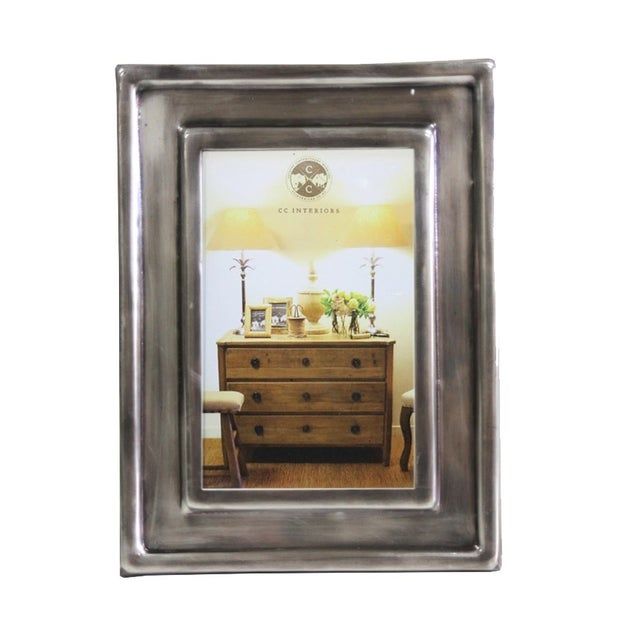 Antique Style Frame - Silver - 4x6