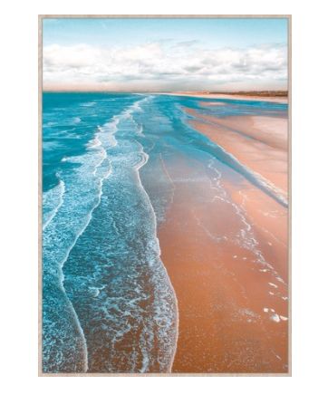 Canvas Miles of Beach