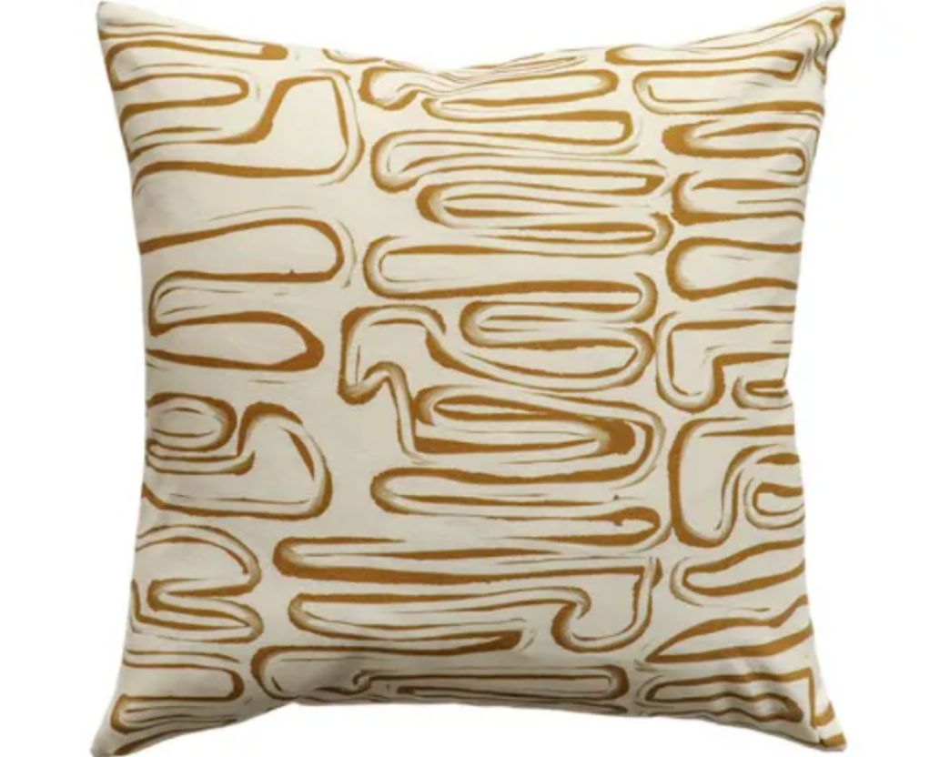 Chemin Cushion - Brass &amp; Ivory - 50