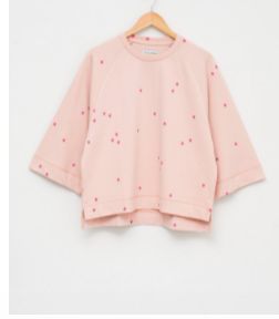 Melba 3/4 sleeves sweat peach 12