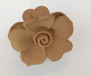Hair Claw Matt Coffee Rose