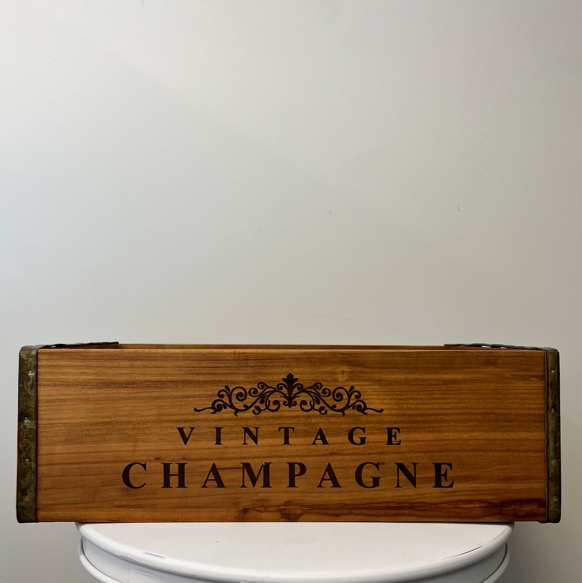 Vintage Champagne Box - Natural