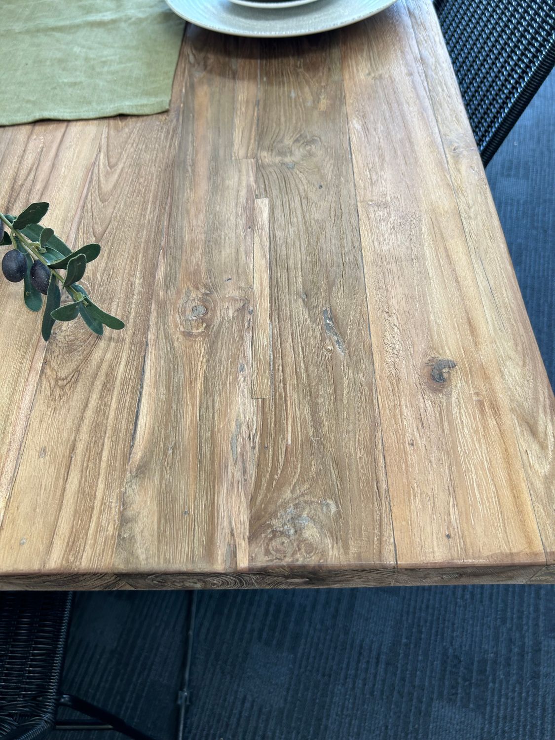 Rectangle Teak Dining Table
