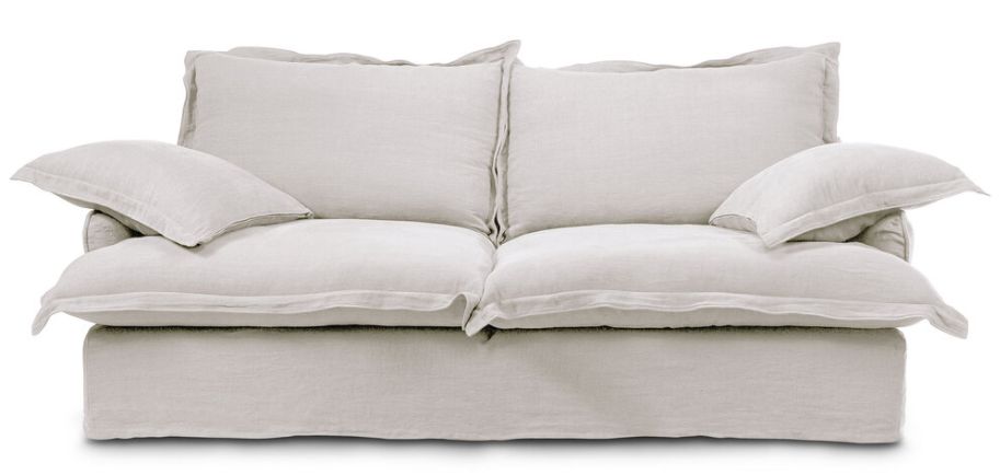 Lombardy 3 Seat Blue Sofa