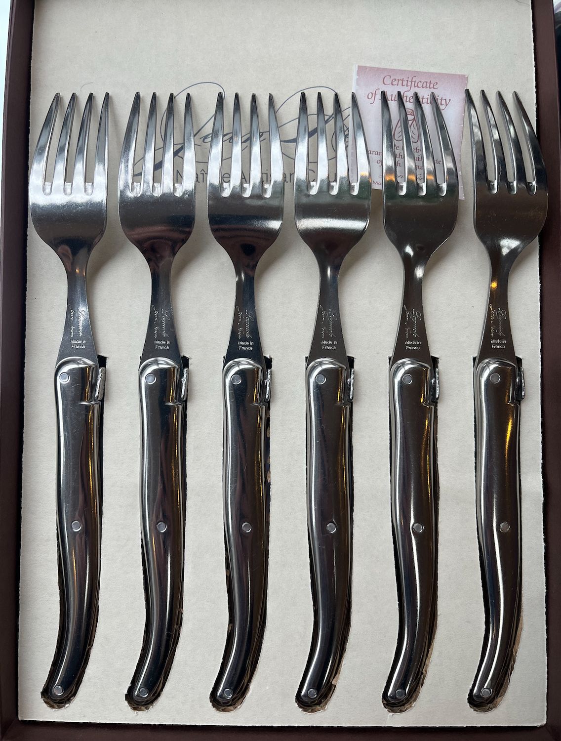 Laguiole Forks - SS -  6