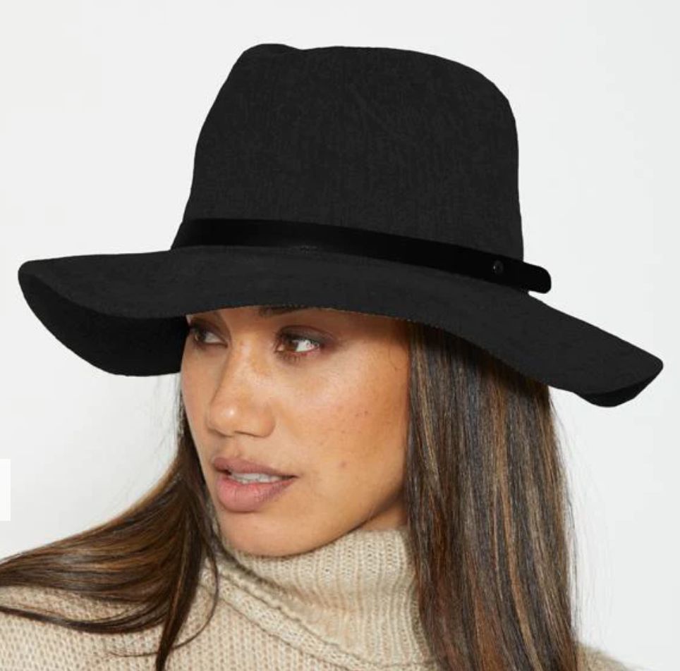 Hat - Chenille - Black