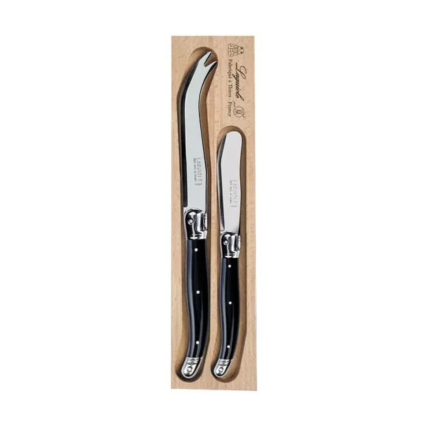 Laguiole - Cheese Set - Black - Set of 2