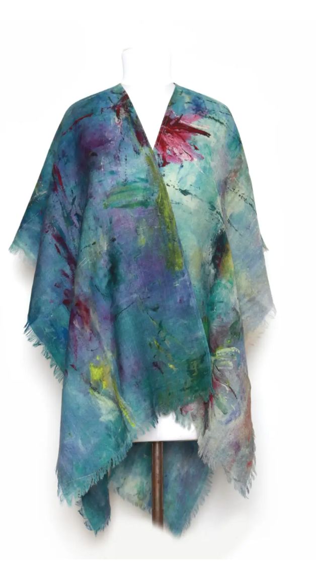 Abstract Brush Art Cape
