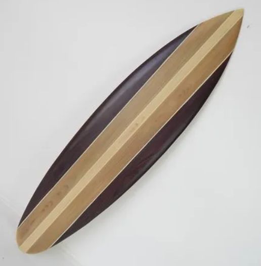 Wooden Surfboard Dark