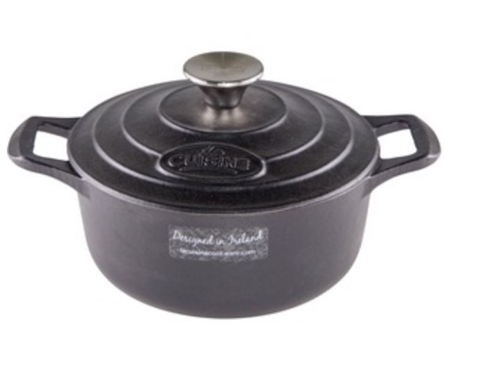 Round Casserole Black 20cm