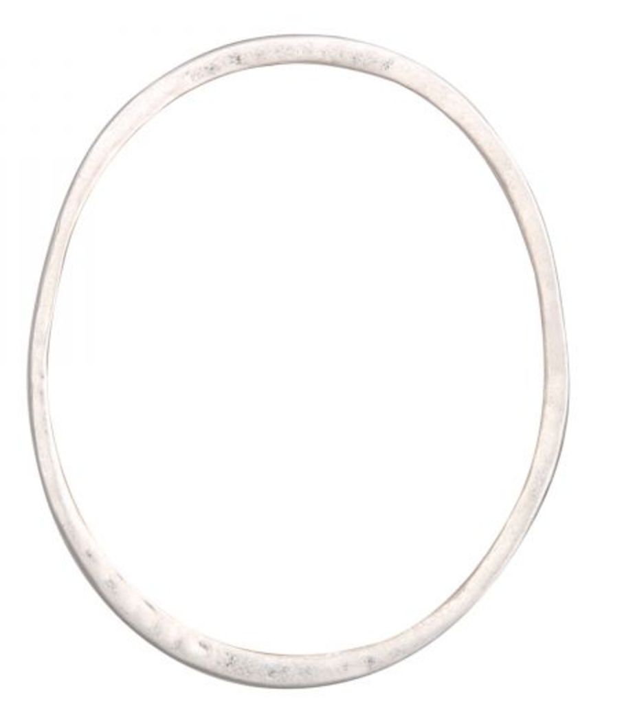 Rose Bangle - Silver