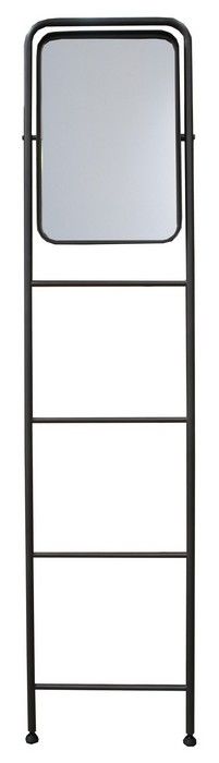 Mirror with Towel Rack
