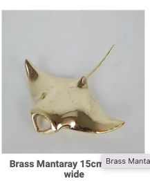 Brass Mantaray