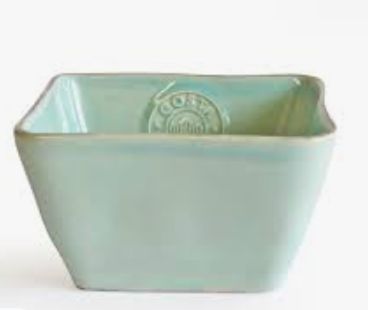 Costa Nova Square Bowl Turquoise