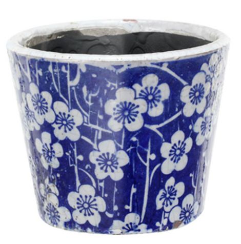 Blue &amp; White Planter M1