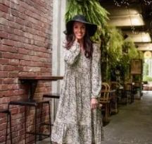 Tilly Tiered Dress Leopard 16