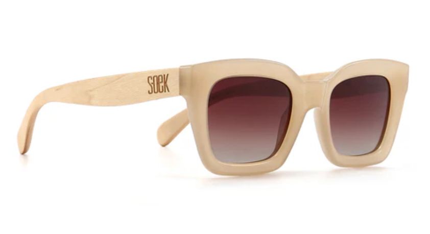 Soek Zahra Nude Brown Sunglasses