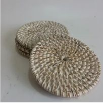 Lombok Coaster Whitewash