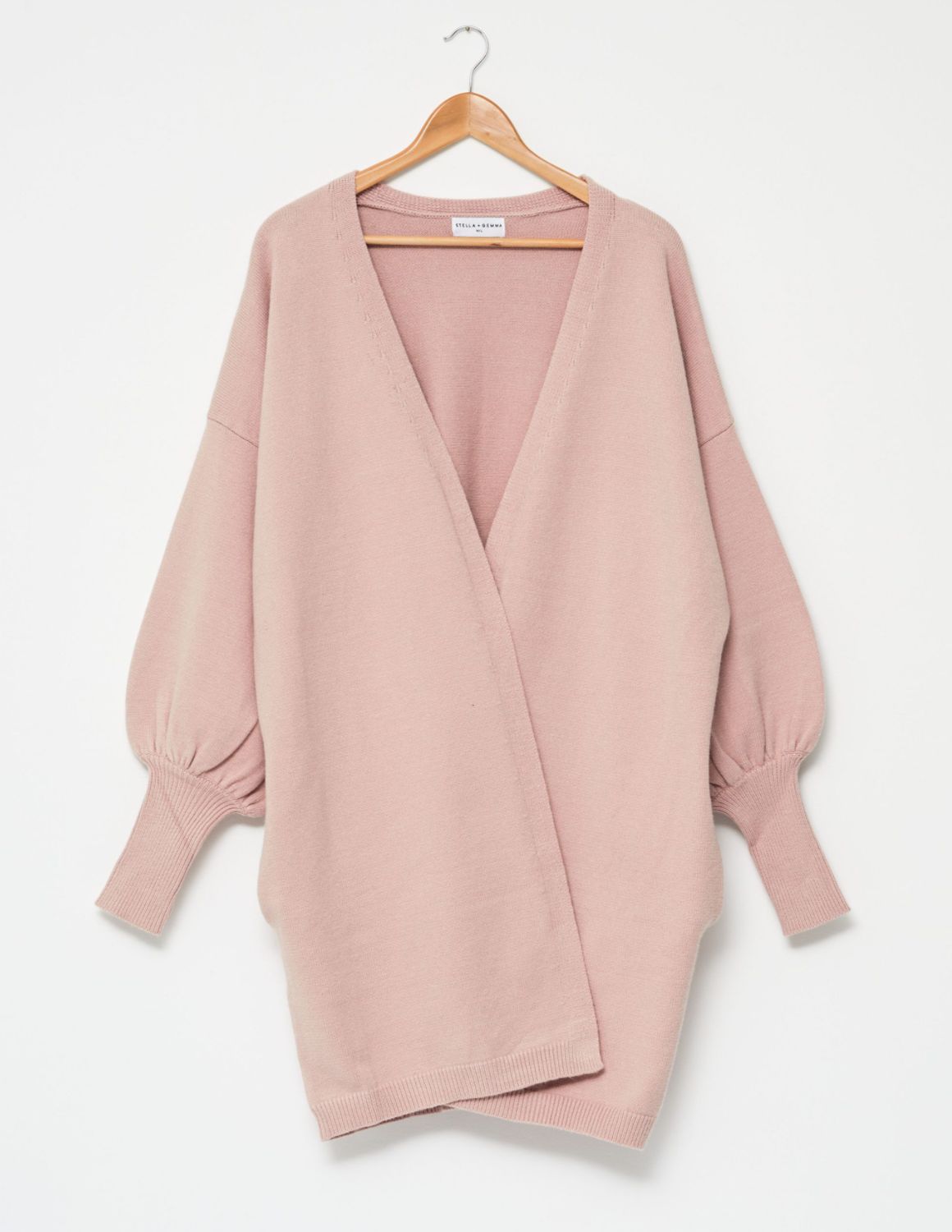 Olivia Cardigan - Blush - L