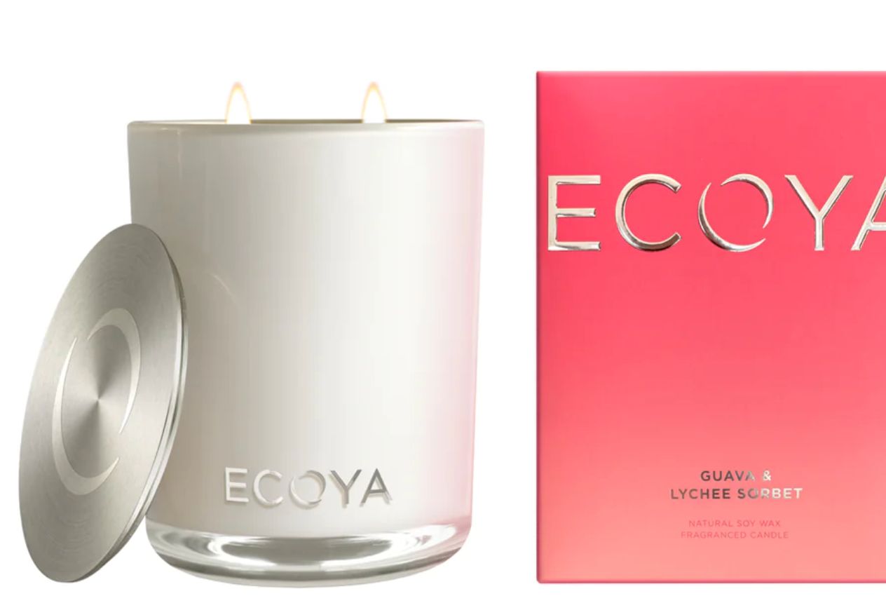 Guava &amp; Lychee Sorbet Deluxe Madison Candle