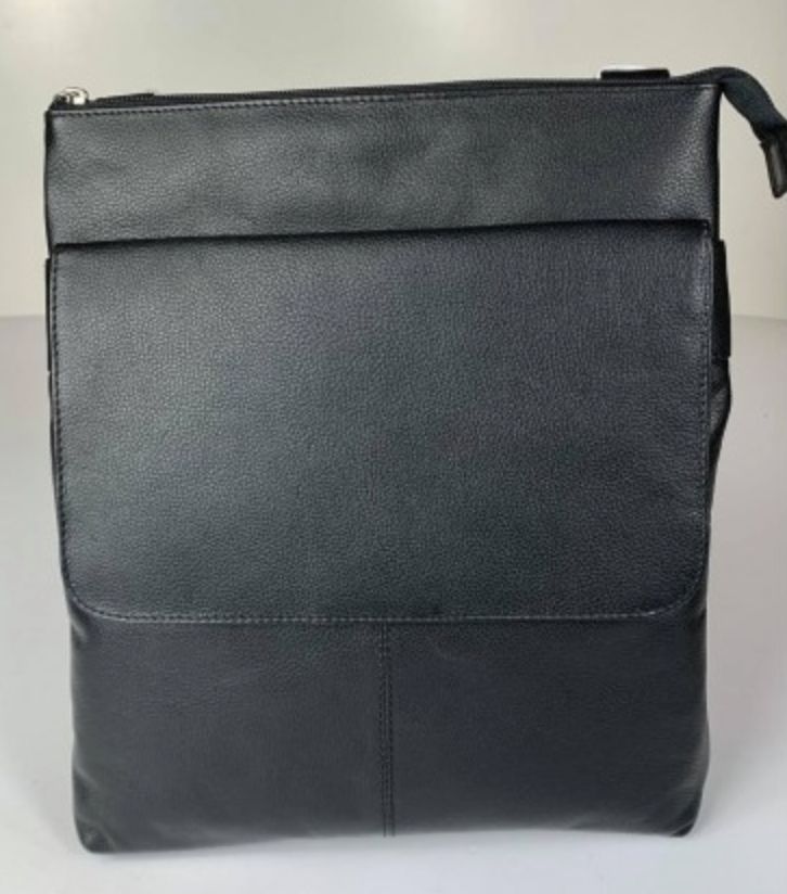 Leather Body Crossover Navy