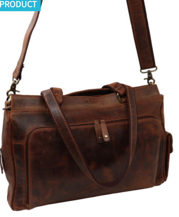Overnight Bag Leather rustic